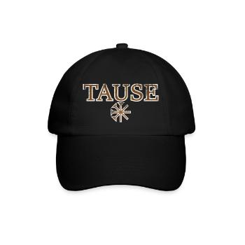 Tause Melek Jezid Yeziden Ezide Vintage Geschenk - Baseballkappe - Schwarz/Schwarz - Vorne