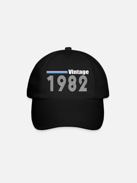 Millésime 1982 - Casquette classique - noir/noir