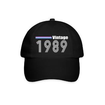 1989 - Casquette classique - noir/noir - Devant