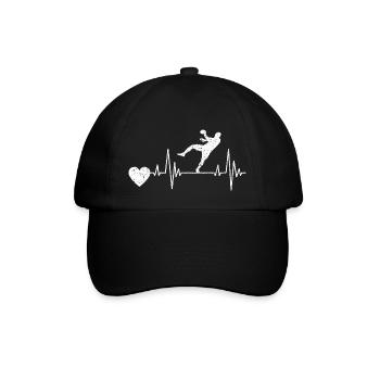 Handballer Handballverein Handball Handballspieler - Baseballkappe - Schwarz/Schwarz - Vorne
