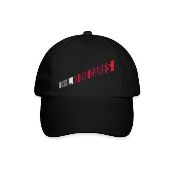 shhh no one cares - Baseball Cap - black/black - Front