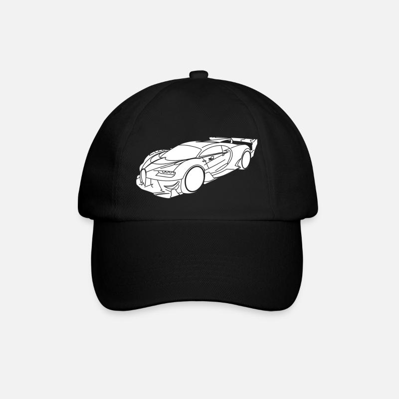 Voiture de sport Buga - Casquette classique - noir/noir