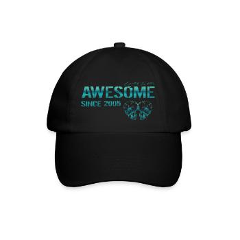 Génial depuis 2005 Cadeau - Casquette classique - noir/noir - Devant