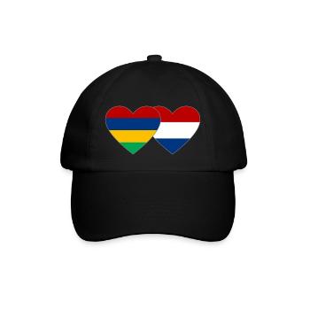 Maurice Drapeau de la Hollande Cœur - Casquette classique - noir/noir - Devant