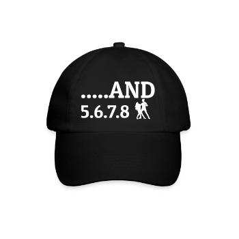 Dancing Dance Music - Baseball Cap - black/black - Front