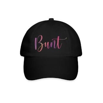 Bunt - Baseballkappe - Schwarz/Schwarz - Vorne