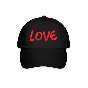 VALENTINE'S DAY. Bachelorette party. I LOVE YOU. I LOVE YOU. LOVE - Baseball Cap - black/black - Front