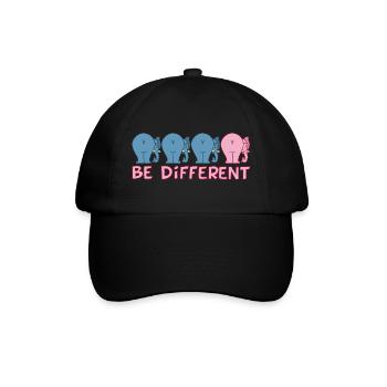 Ein anderer Elefant - Baseballkappe - Schwarz/Schwarz - Vorne