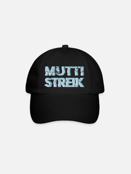 Mother's strike vs pubescent children - Baseball Cap - black/black