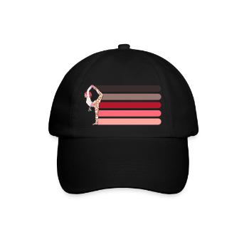 yoga pilates gym fitness - Casquette classique - noir/noir - Devant
