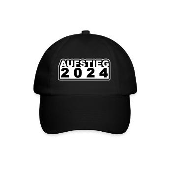 Aufstieg 2024 - Baseballkappe - Schwarz/Schwarz - Vorne
