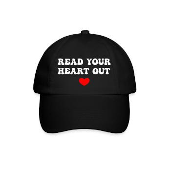 Read Your Heart Out - Baseball Cap - black/black - Front