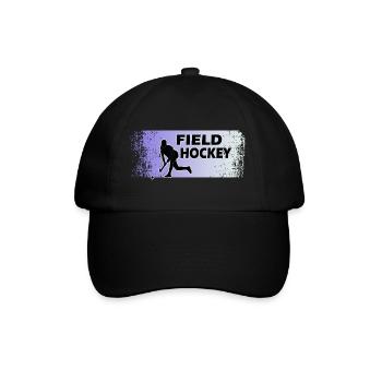 Hockey Hockey Fille Hockey sur gazon Hockey Game - Casquette classique - noir/noir - Devant