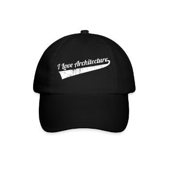 Architecture Love - Baseball Cap - black/black - Front