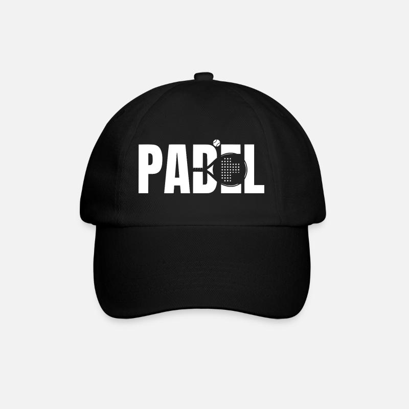 Padel - Casquette classique - noir/noir