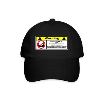 Turbo - Baseballkappe - Schwarz/Schwarz - Vorne