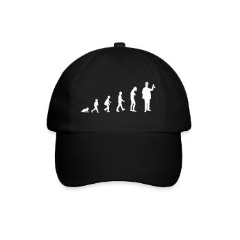 Évolution du bébé à la pharmacie - Casquette classique - noir/noir - Devant