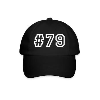 1979 Hashtag 79 - Baseball Cap - black/black - Front