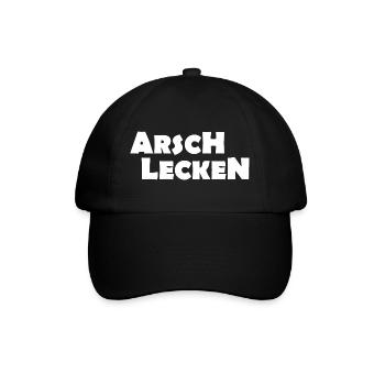Ass licking - Baseball Cap - black/black - Front