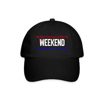 Weekend Blues: The First Five Days - Baseball Cap - black/black - Front