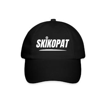SKIKOPAT! - Baseballkappe - Schwarz/Schwarz - Vorne