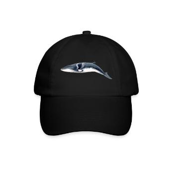 Minke - Petit rorqual - baleine Minke - Casquette classique - noir/noir - Devant