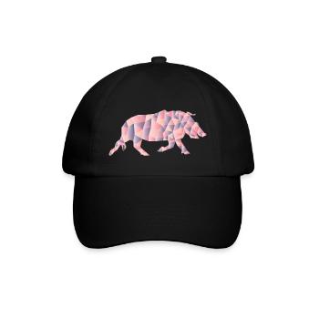 Boeuf taureau motif motif motif idée de cadeau - Casquette classique - noir/noir - Devant