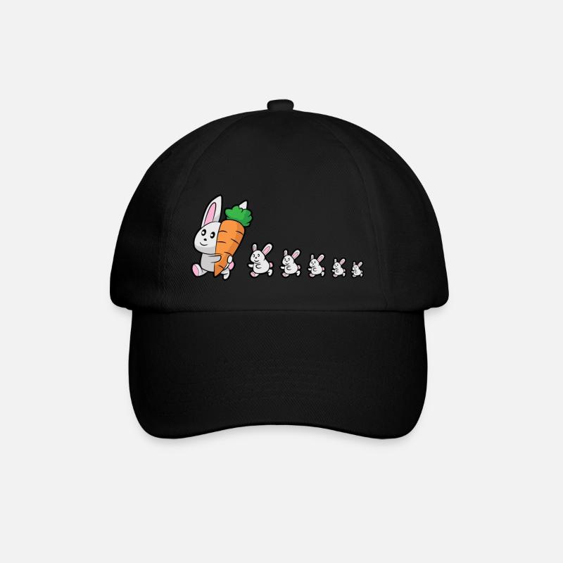 lièvre - Casquette classique - noir/noir