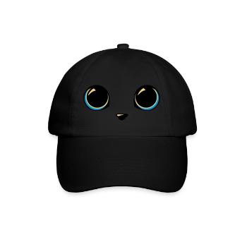 yeux chat - Casquette classique - noir/noir - Devant