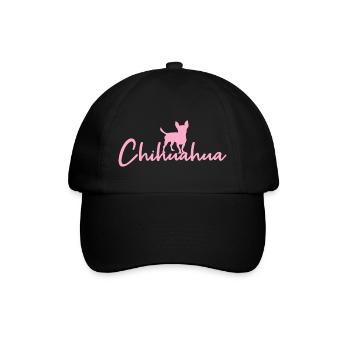 Chihuahua - Baseball Cap - black/black - Front