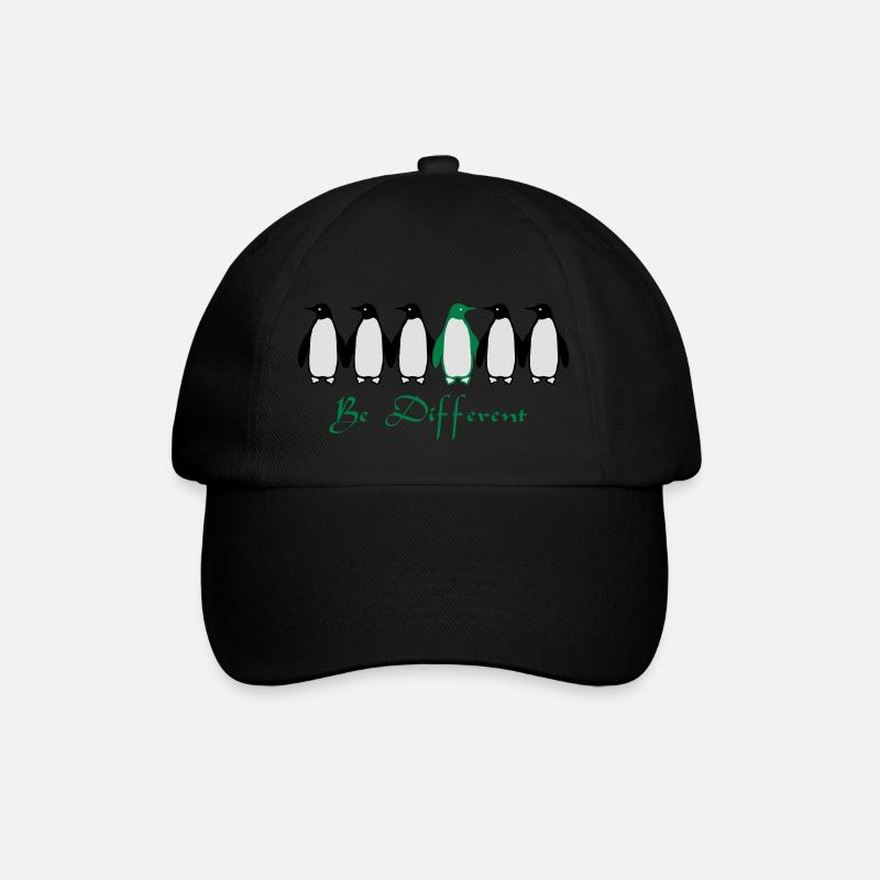 Be Different - Casquette classique - noir/noir