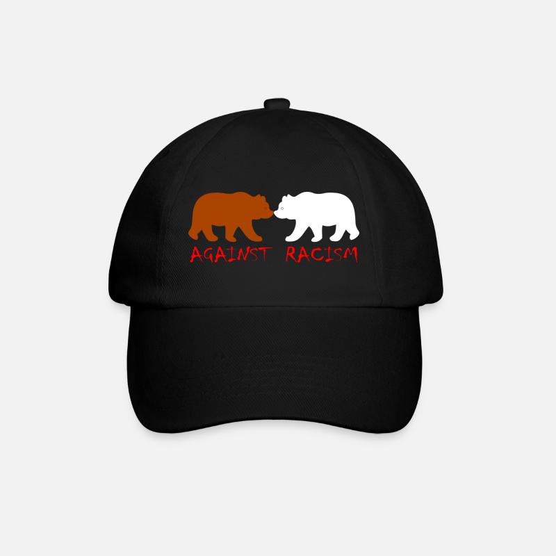 contre le racisme - Casquette classique - noir/noir