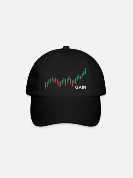 Forex Trader - Candlestick Chart - Chemise de trading - Casquette classique - noir/noir