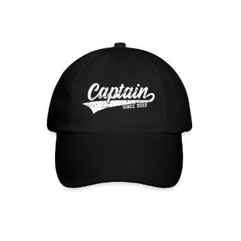 CAPITAINE DEPUIS 2022 - Casquette classique - noir/noir - Devant