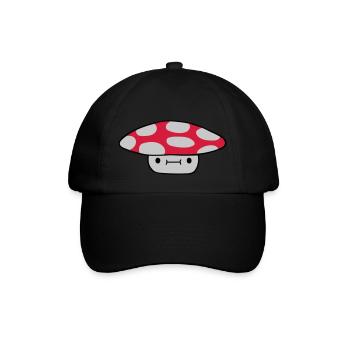 Petit champignon sucré - Casquette classique - noir/noir - Devant