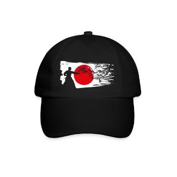 Kendo Japanese Martial Arts Kenjutsu Kendoka - Baseball Cap - black/black - Front