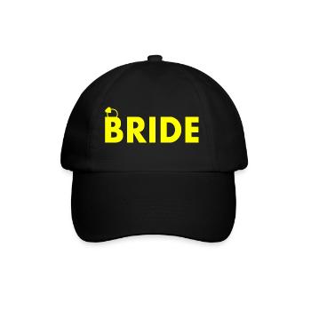 Bride - Baseballkappe - Schwarz/Schwarz - Vorne