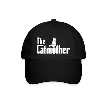 Cats Mom Cat Owner Parody Cat Owner - Baseball Cap - black/black - Front