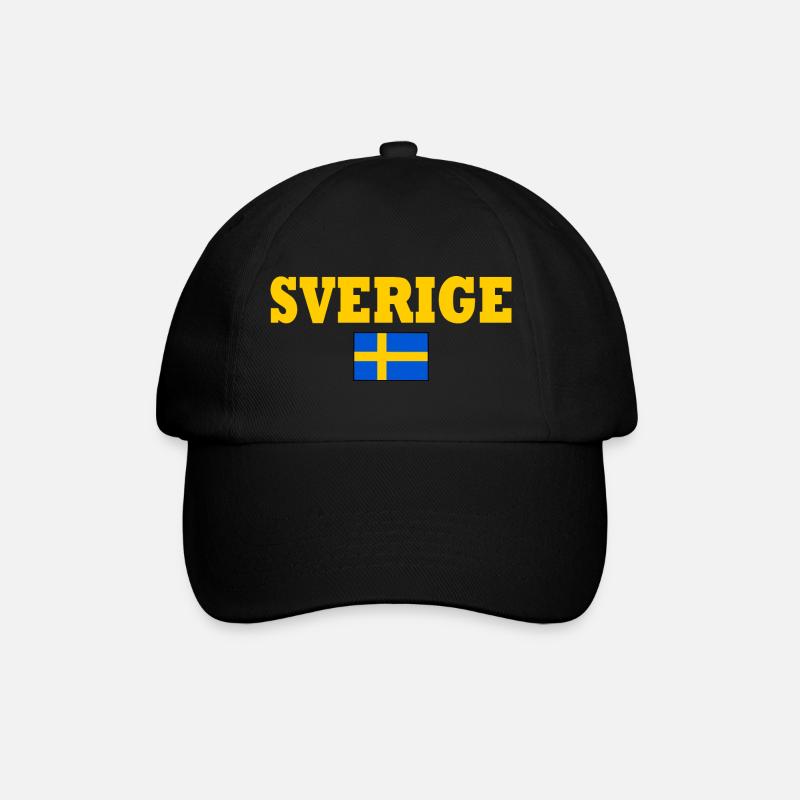 Sverige - Casquette classique - noir/noir