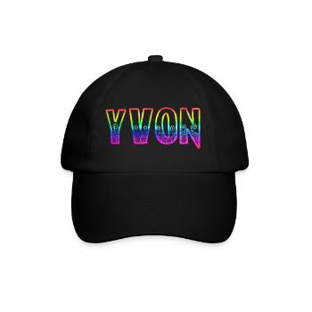 yvon rs arc-en-ciel - Casquette classique - noir/noir - Devant