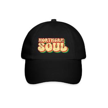 Northern Soul Rétro - Casquette classique - noir/noir - Devant