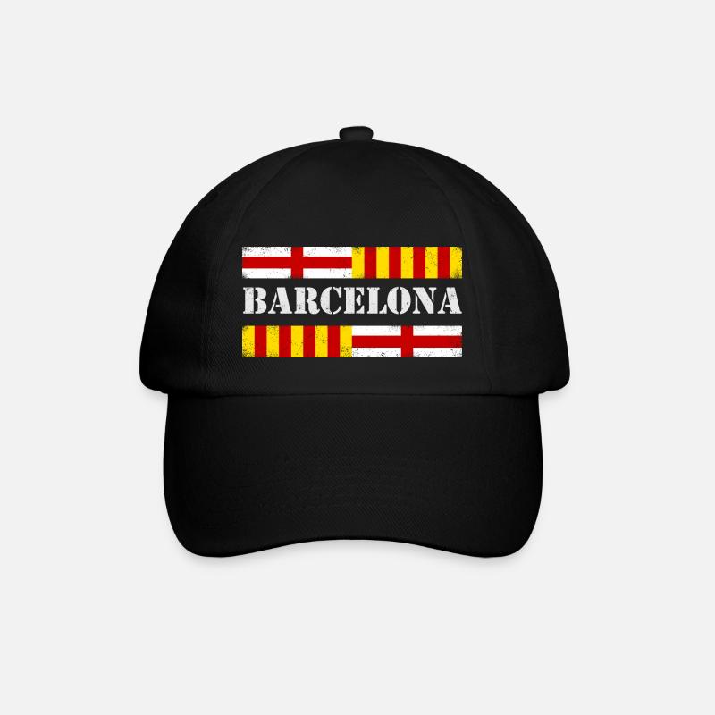 Barcelone - Casquette classique - noir/noir