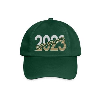 Super maman depuis 2023 - Casquette classique - vert bouteille - Devant