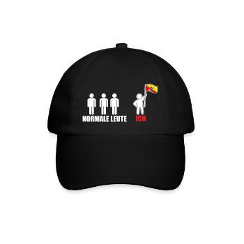 Sizilianer Sizilianisch Sizilien - Baseballkappe - Schwarz/Schwarz - Vorne