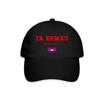 Ta Khmau, Cambodge - Casquette classique - noir/noir - Devant