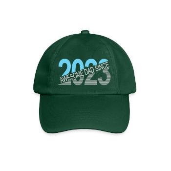 Papa génial depuis 2023 - Casquette classique - vert bouteille - Devant