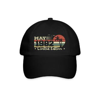 May Vintage 42nd Anniversary Born 1982 Vibe - Baseball Cap - black/black - Front