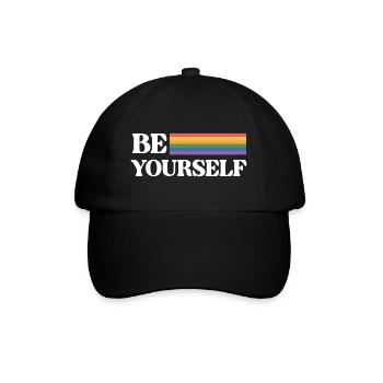 LGBT Pride Month - Be Yourself - Baseball Cap - black/black - Front