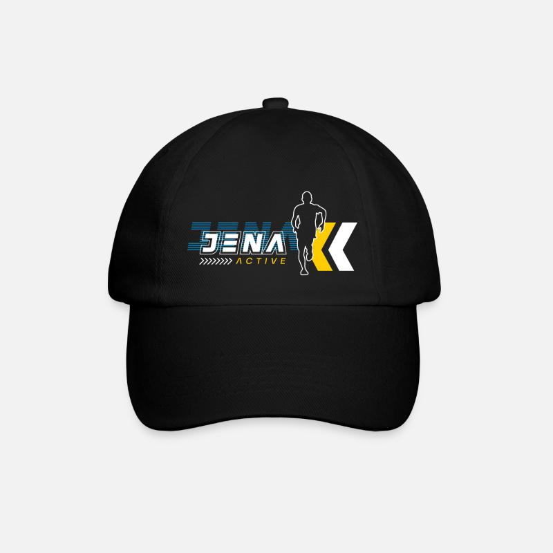 Jena Active Lauf - Baseballkappe - Schwarz/Schwarz