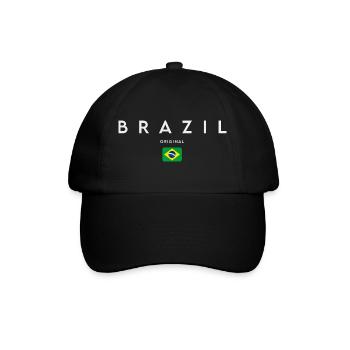Drapeau brésilien, fierté brésilienne - Casquette classique - noir/noir - Devant